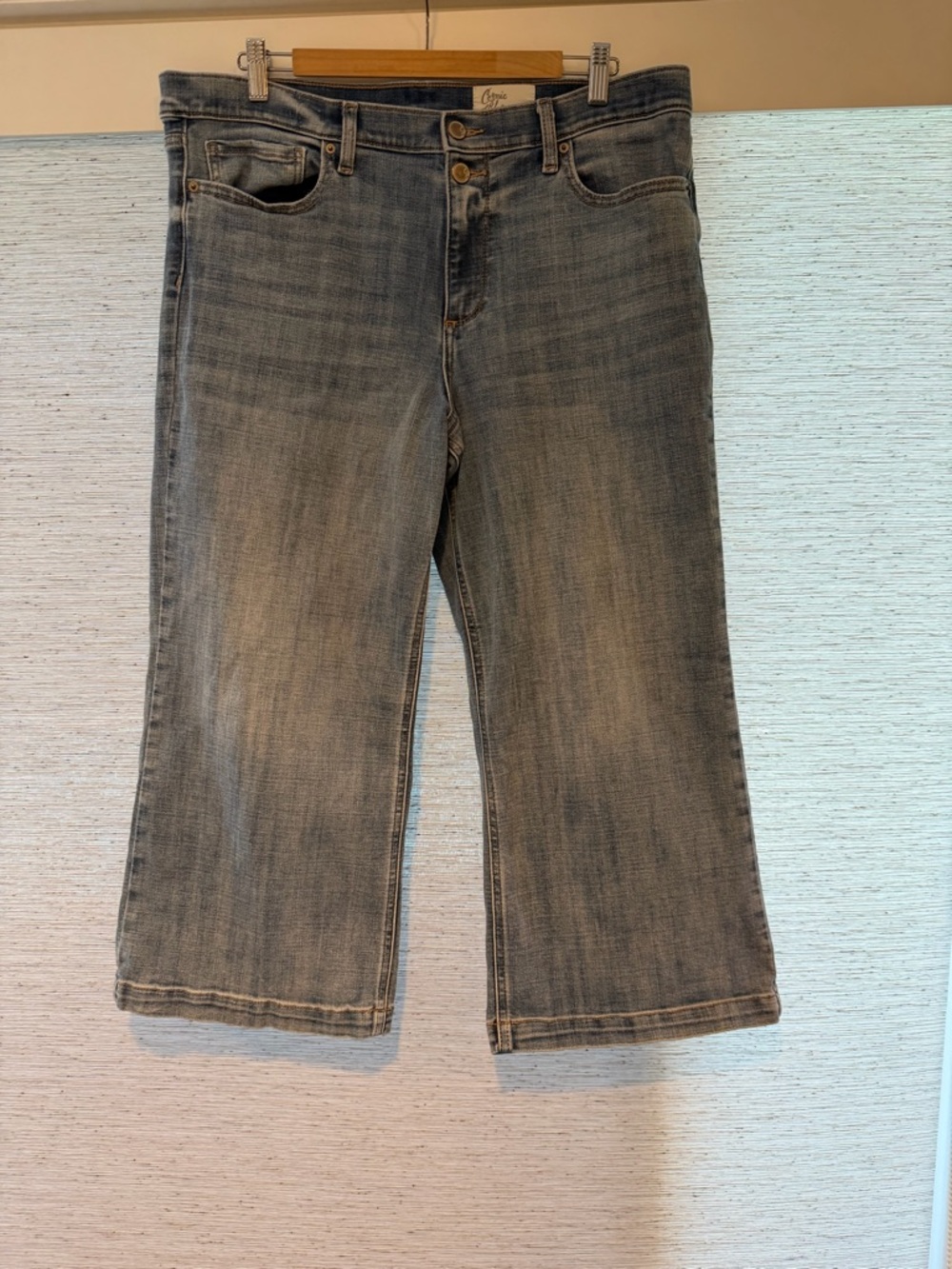 Cropped Women's Jeans in Light Blue - Cosmic Blue Love